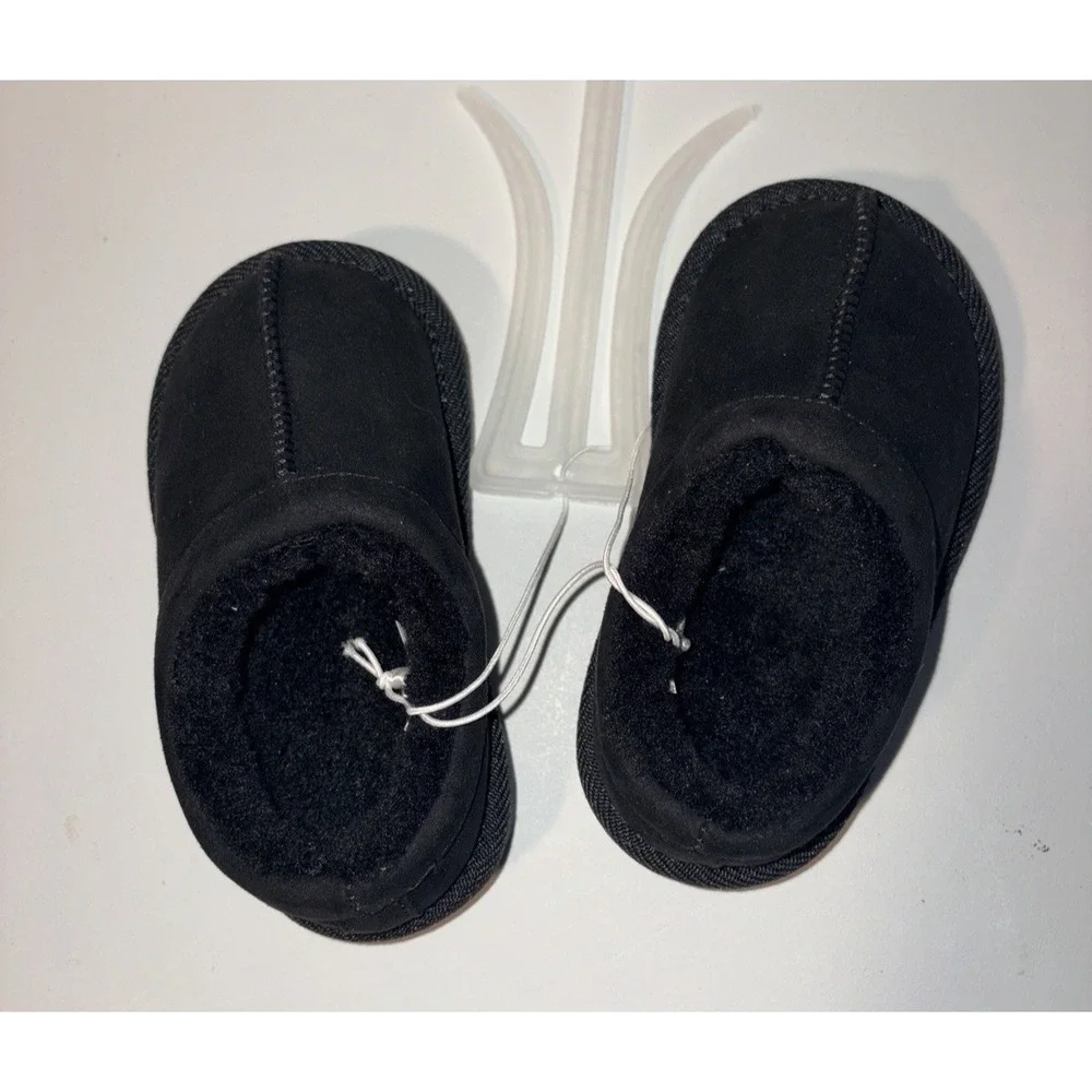 Toddler Jude Black Sliders - Toddler Size 6